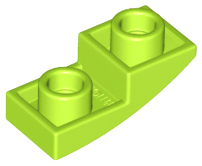 LEGO roof stones (modified) - 2 x 1 x 2/3 (inverted, curved)