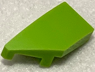 LEGO roof stones (modified) - wing 1 x 2 with a knobs (left, curved)