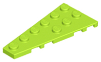 Lego plates (modified) - wing 3 x 6 (left)