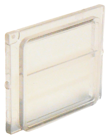 LEGO window - glass for 1 x 4 x 3 frame (transparent)