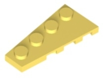 Lego plates (modified) - wedge 4 x 2 (left)