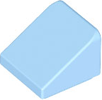 LEGO roof stones (standard) - 1 x 1 x 2/3 (30 degrees)