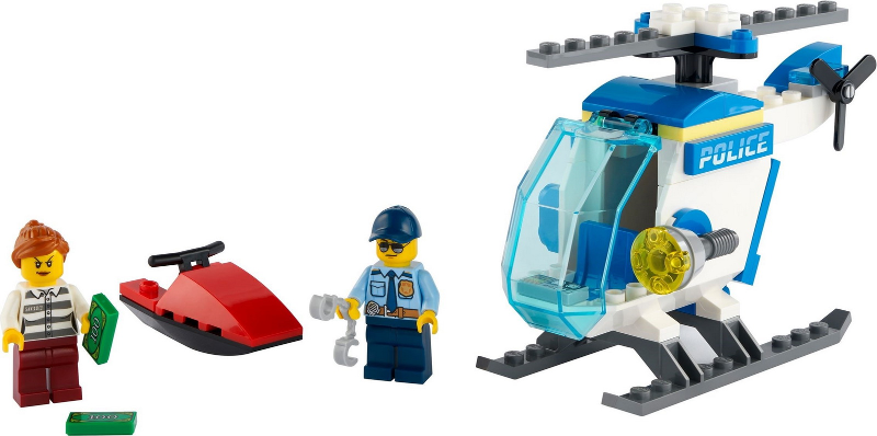 LEGO® City Bausätze - Polizei-Helikopter