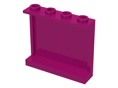 LEGO PANELE - 1 x 4 x 3 with side supports (open knobs)