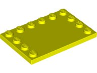 LEGO tiles (modified) - 4 x 6 with knobs on the edges