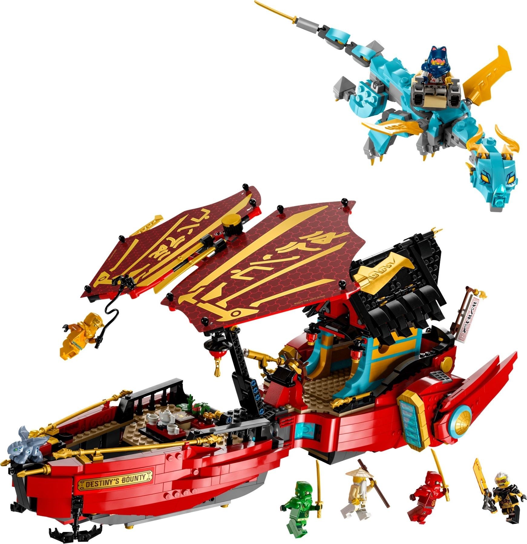 LEGO® Ninja flight sailor in the race