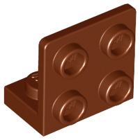 Lego plates (angle) - 1 x 2 on 2 x 2 (inverted)