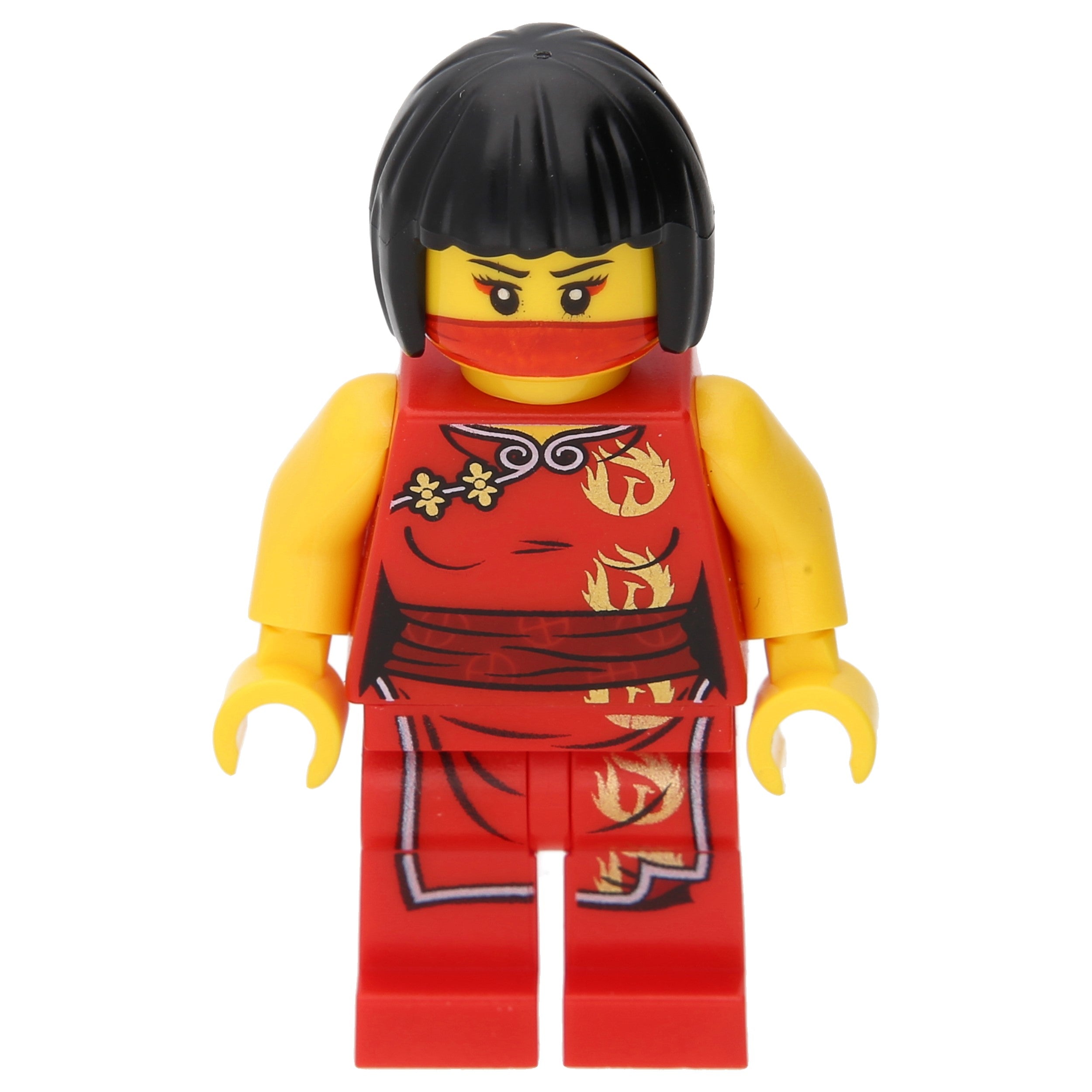 Lego Ninjago Minifigur - Nya with red outfit (The Golden Weapons)