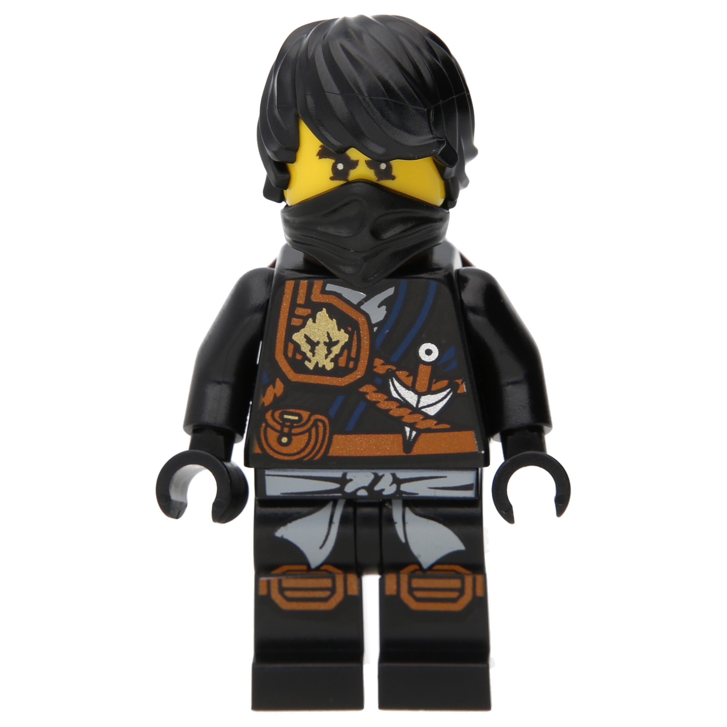 LEGO Ninjago Minifiguren – Cole mit Knieschonern und Schwertscheide