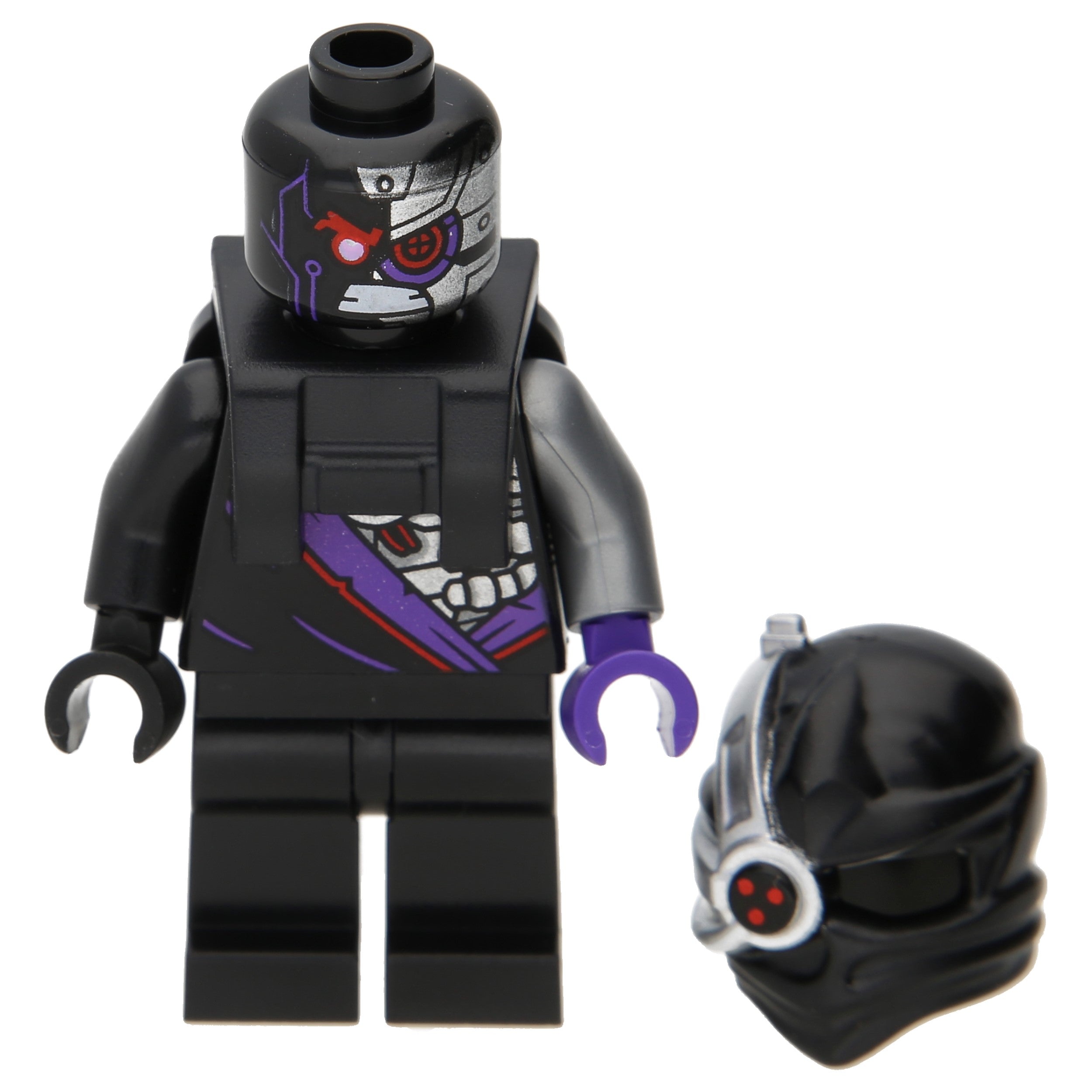 LEGO Ninjago Minifigur - Nindroid Krieger mit Nackenbügel (Legacy)