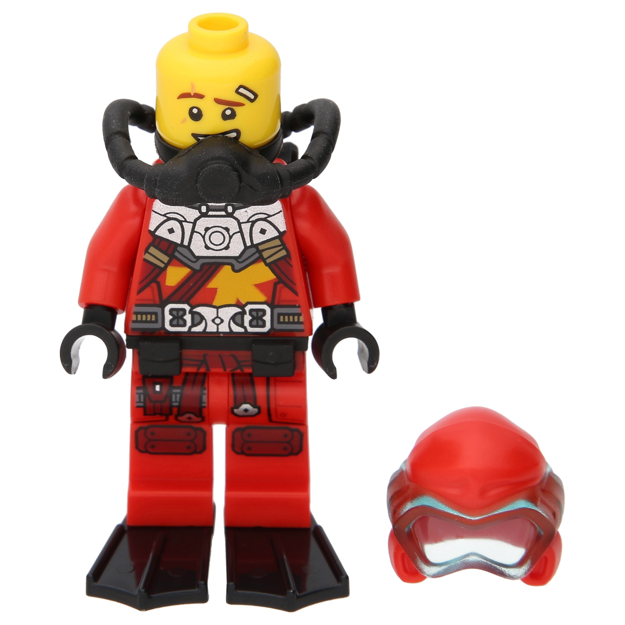 Lego Ninjago Minifigur - Kai with diving suit (secret of depth)