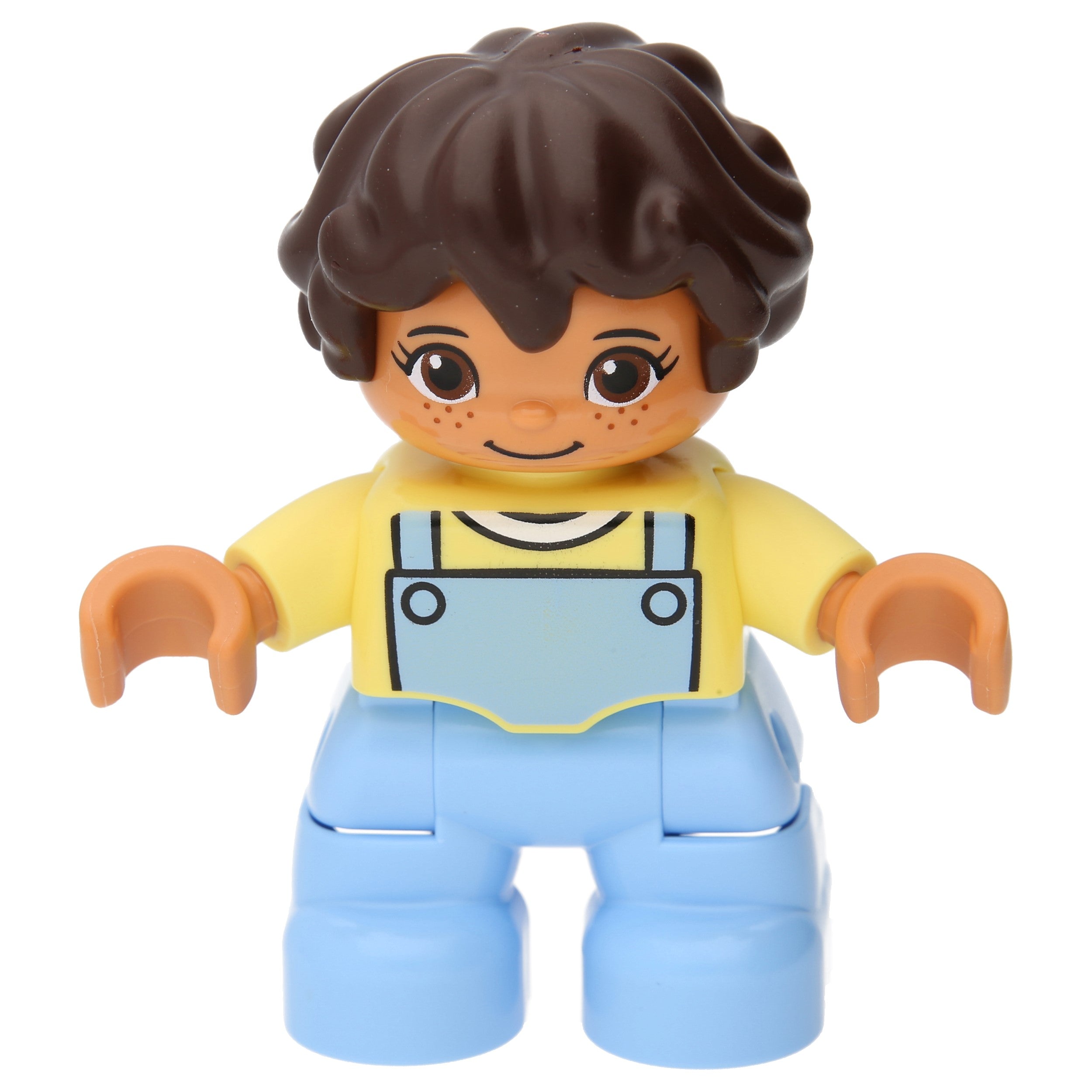 LEGO DUPLO figures - girls with a pale blue legs and pale yellow top