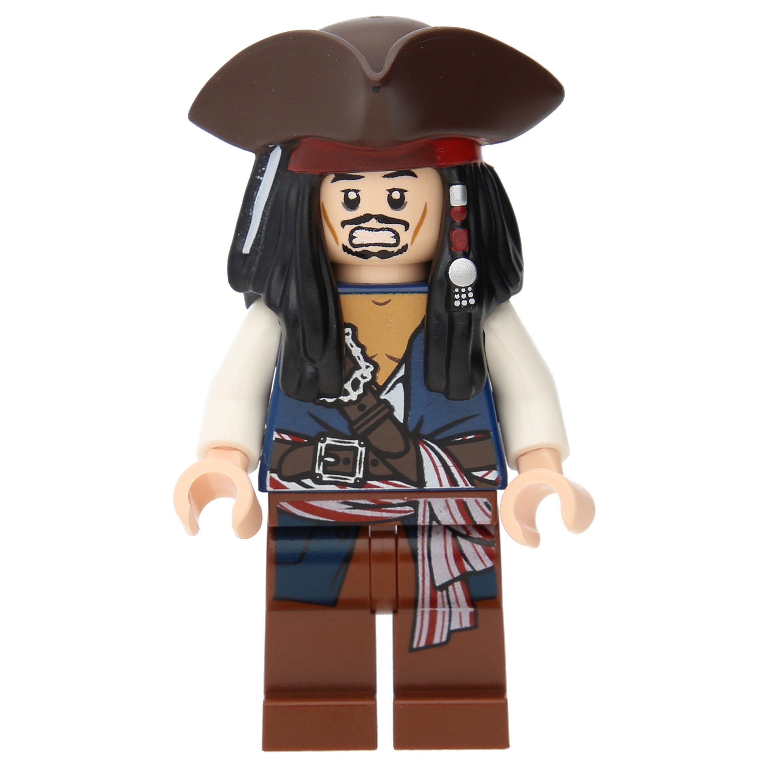 LEGO Fluch der Karibik Minifigur - Captain Jack Sparrow mit Dreimaster