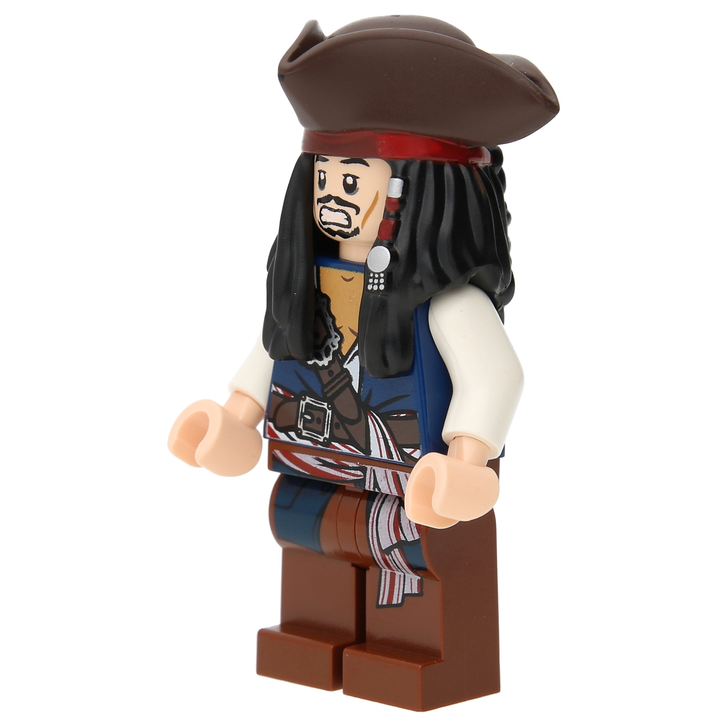 LEGO Fluch der Karibik Minifigur - Captain Jack Sparrow mit Dreimaster