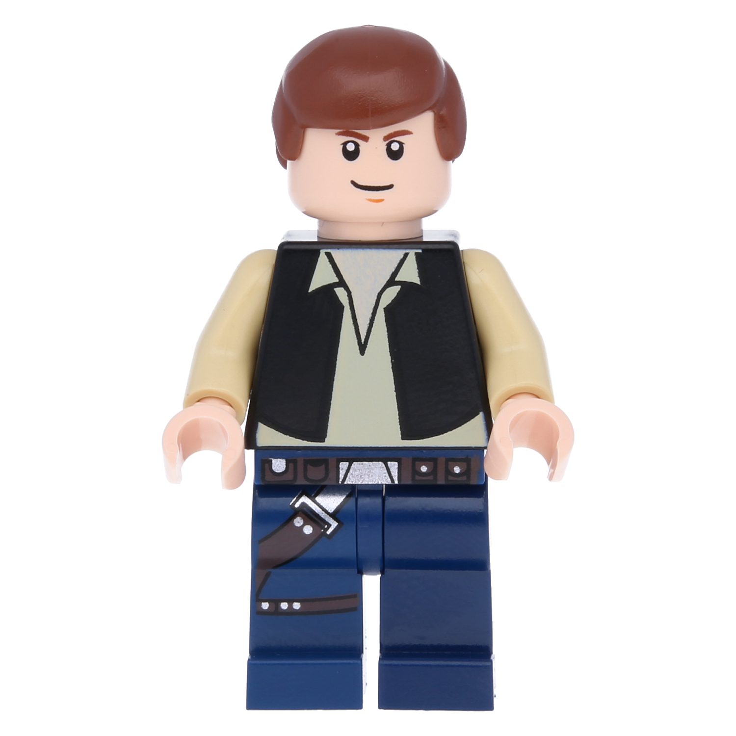 LEGO Star Wars Minifigur - Han Solo (schwarze Weste, blaue Hose)