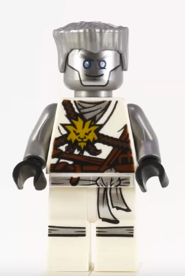 LEGO Ninjago Minifiguren - Zane mit Robe des Meisters und Haaren (Day of the Departed)