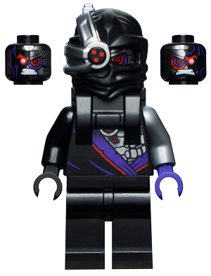 Lego Ninjago Minifigure - Nindroid Warrior with neck bracket (Legacy)