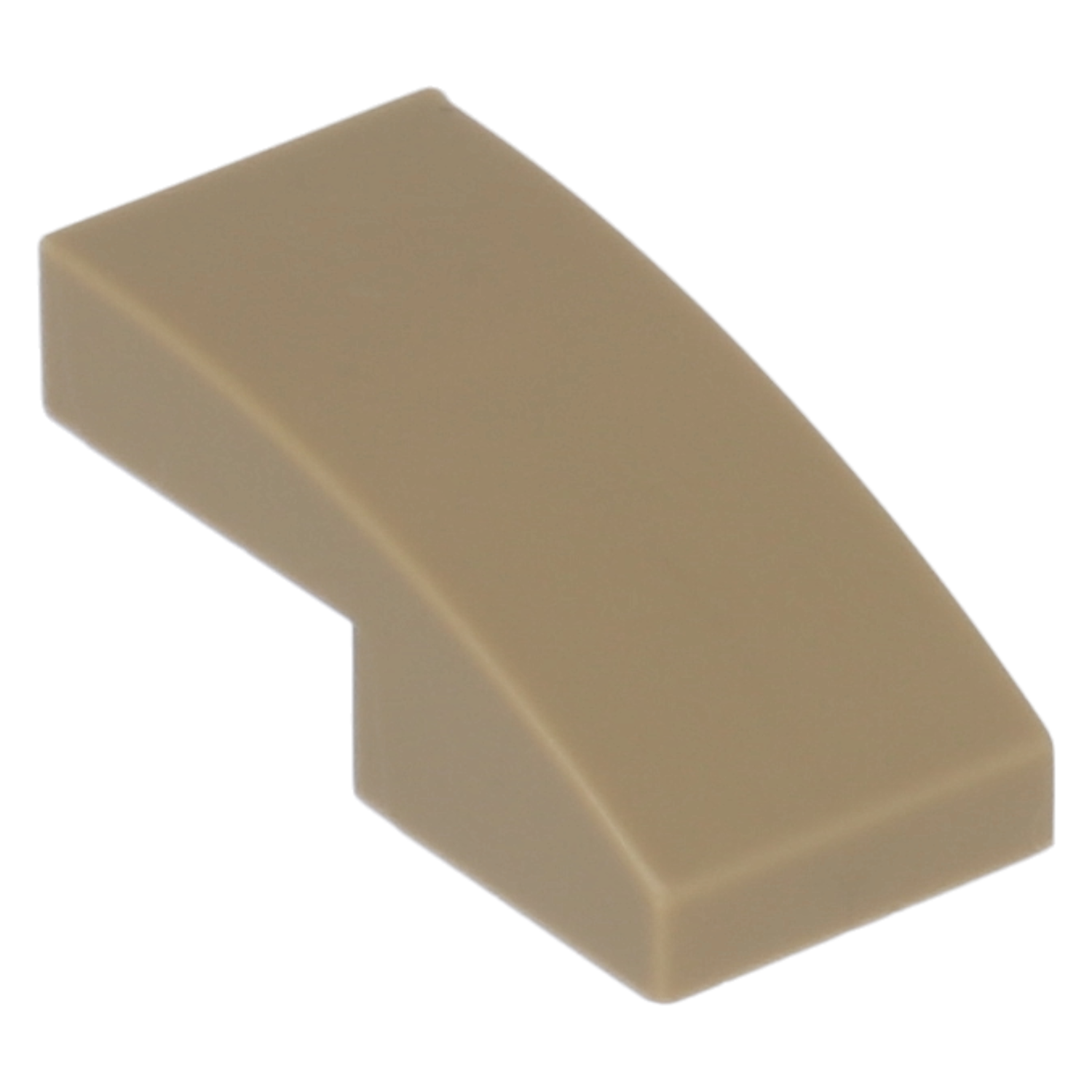 LEGO roof stones (modified) - 1 x 2 (rounded)