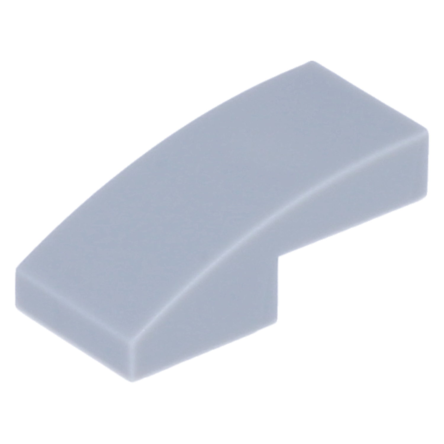 LEGO roof stones (modified) - 1 x 2 (rounded)