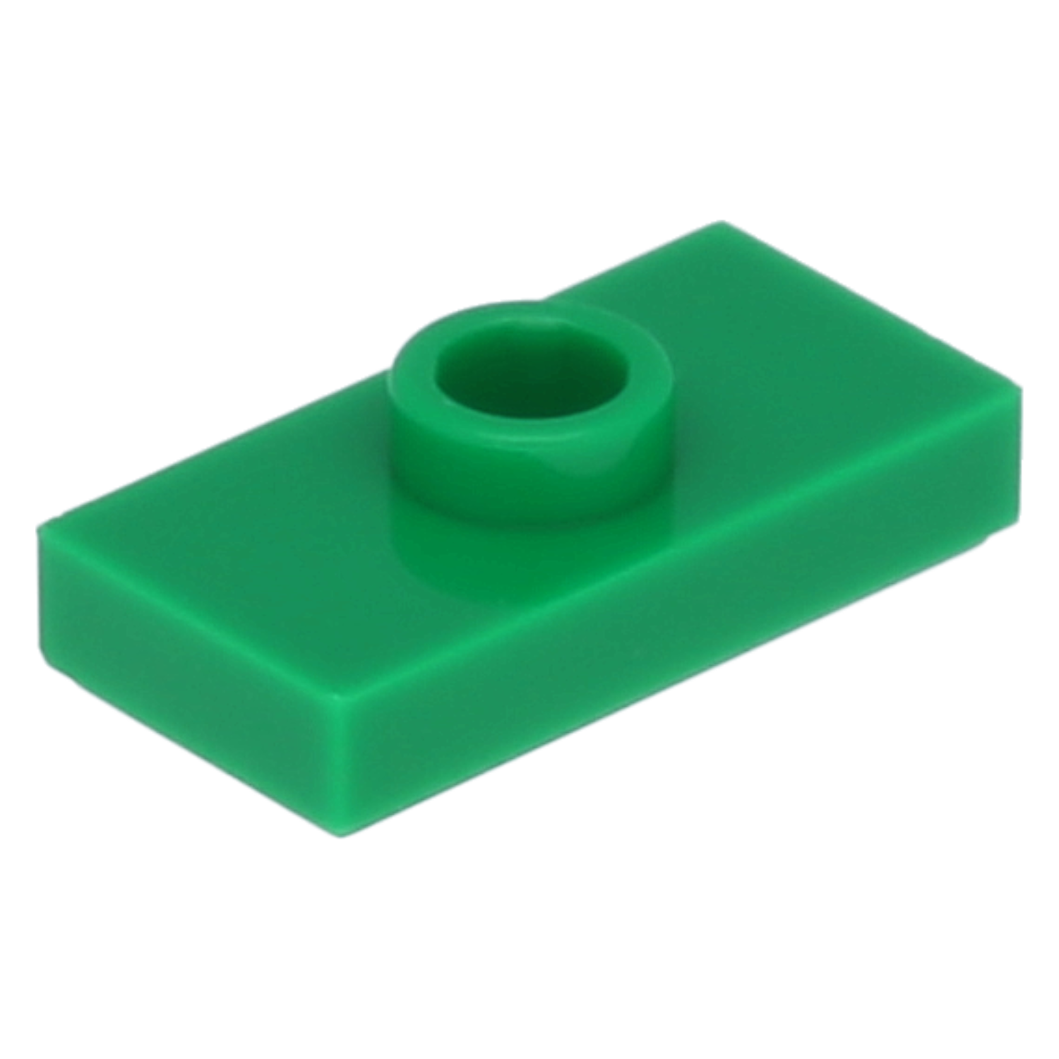 Lego plates (modified) - 1 x 2 with 1 knob and lower knob holder