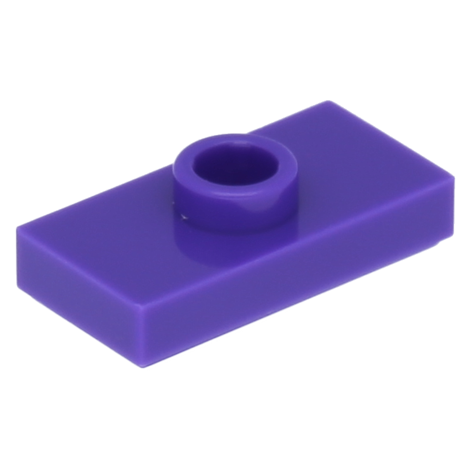 Lego plates (modified) - 1 x 2 with 1 knob and lower knob holder