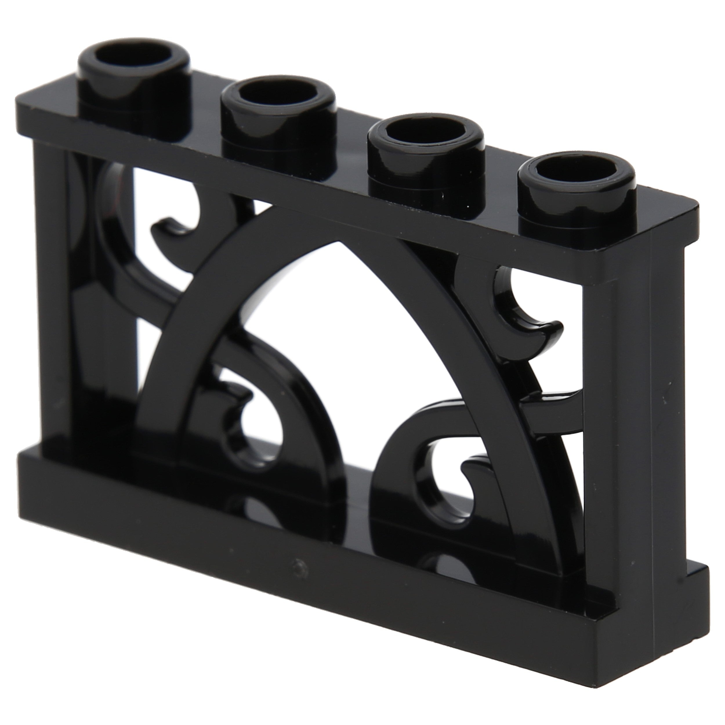 LEGO fences - 1 x 4 x 2 with ornaments and 4 knobs