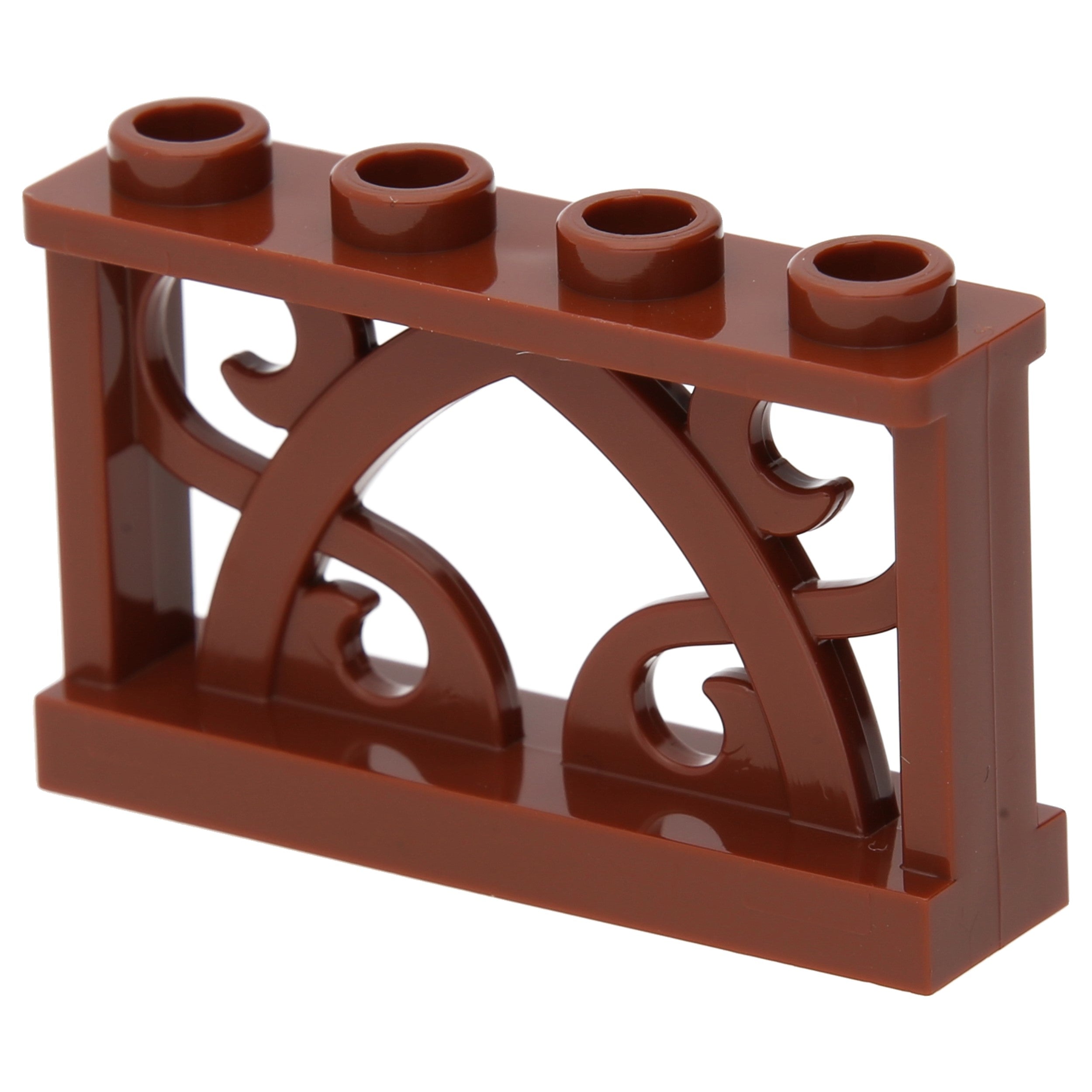 LEGO fences - 1 x 4 x 2 with ornaments and 4 knobs