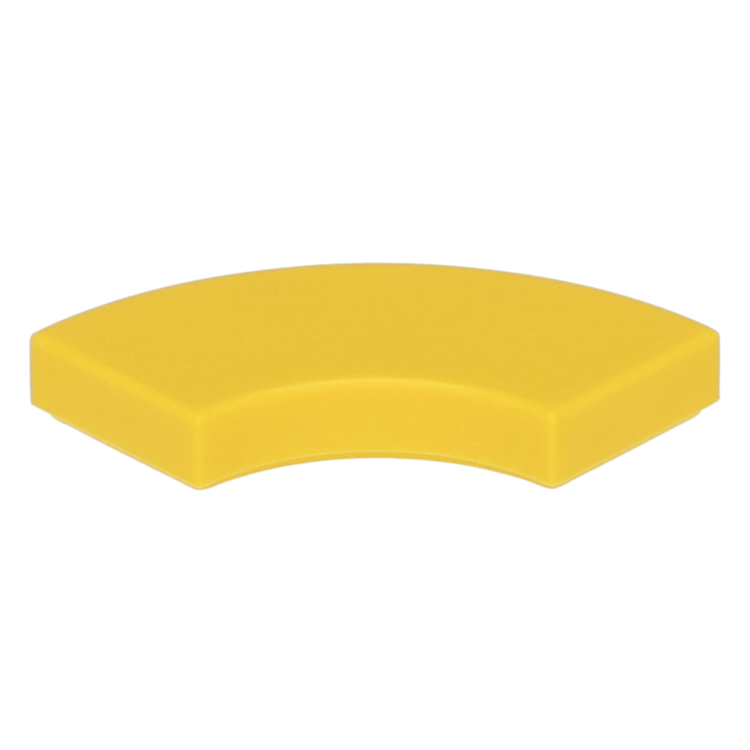 LEGO tiles (modified) - corner tile 2 x 2 (round, macaroni)