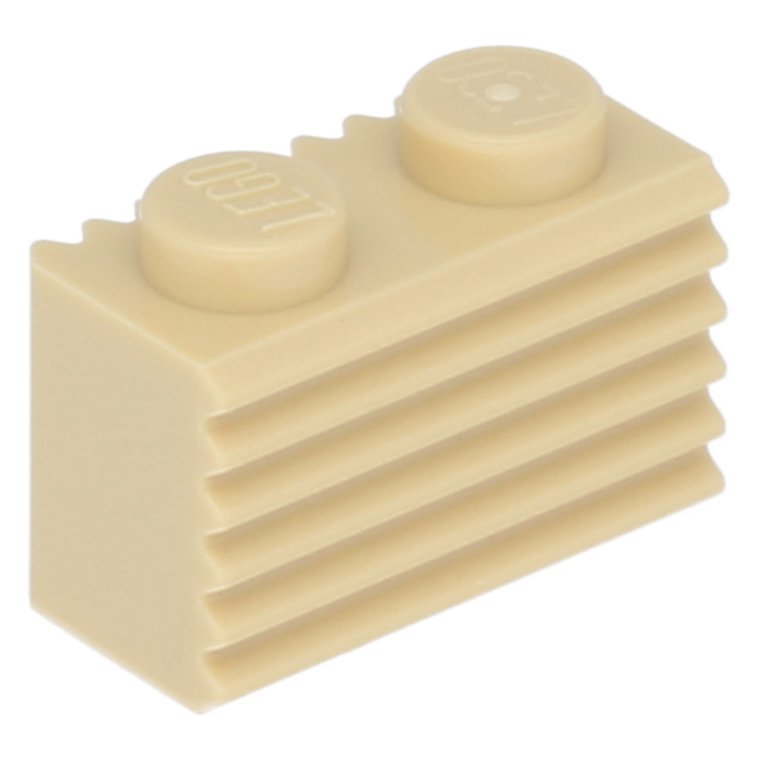 LEGO stones (modified) - 1 x 2 with grille (groove profile)