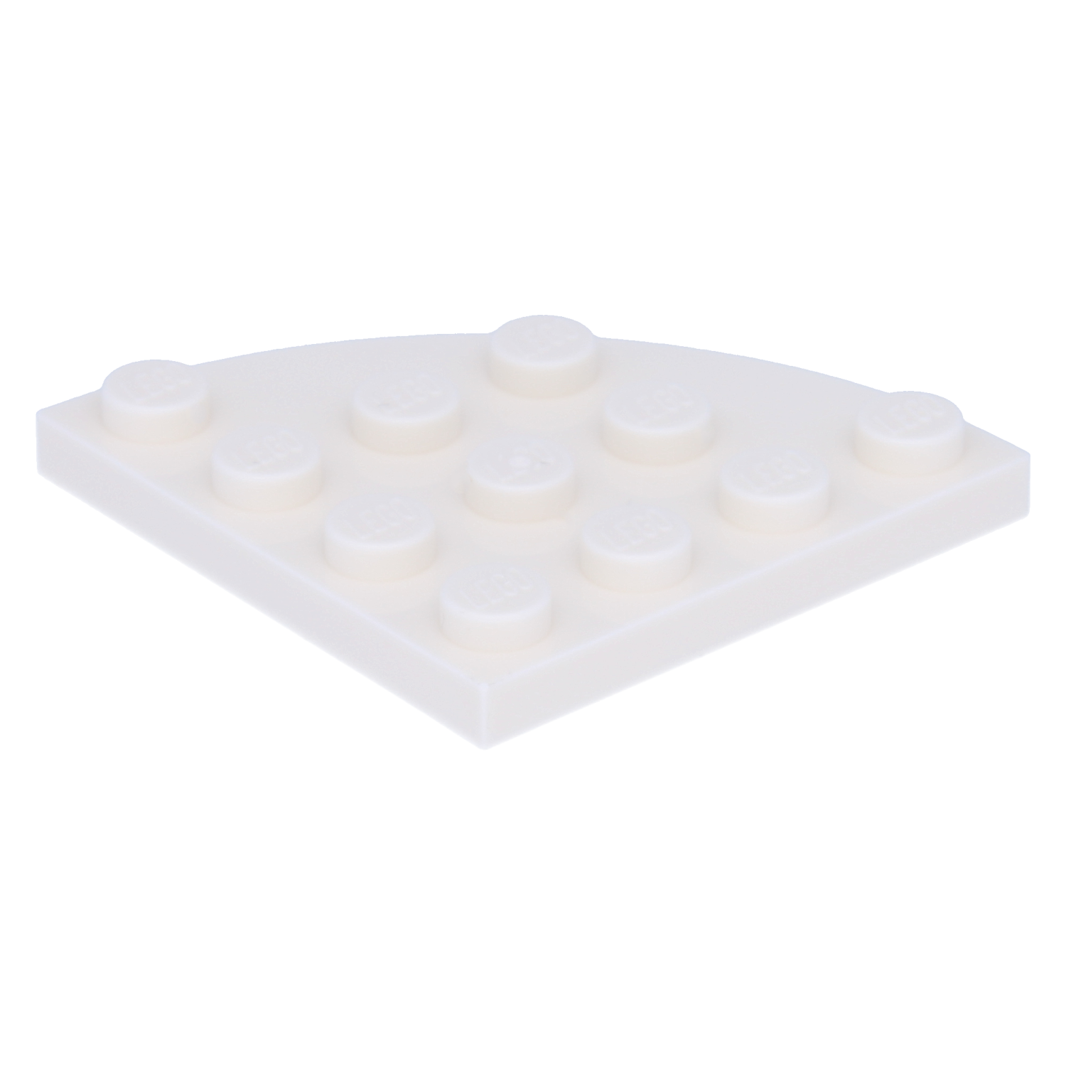 Lego plates (modified) - corner plate 4 x 4 (round)