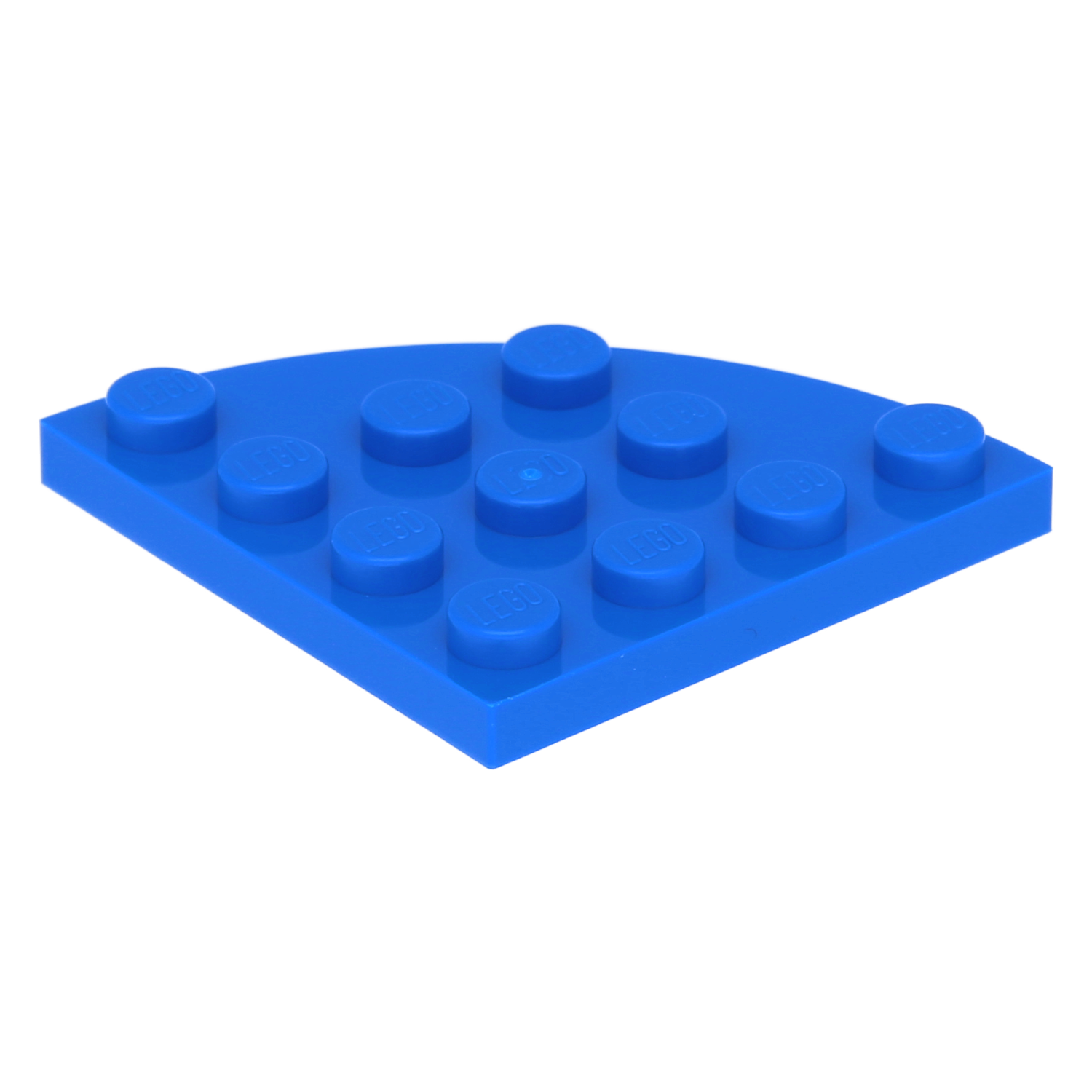 Lego plates (modified) - corner plate 4 x 4 (round)