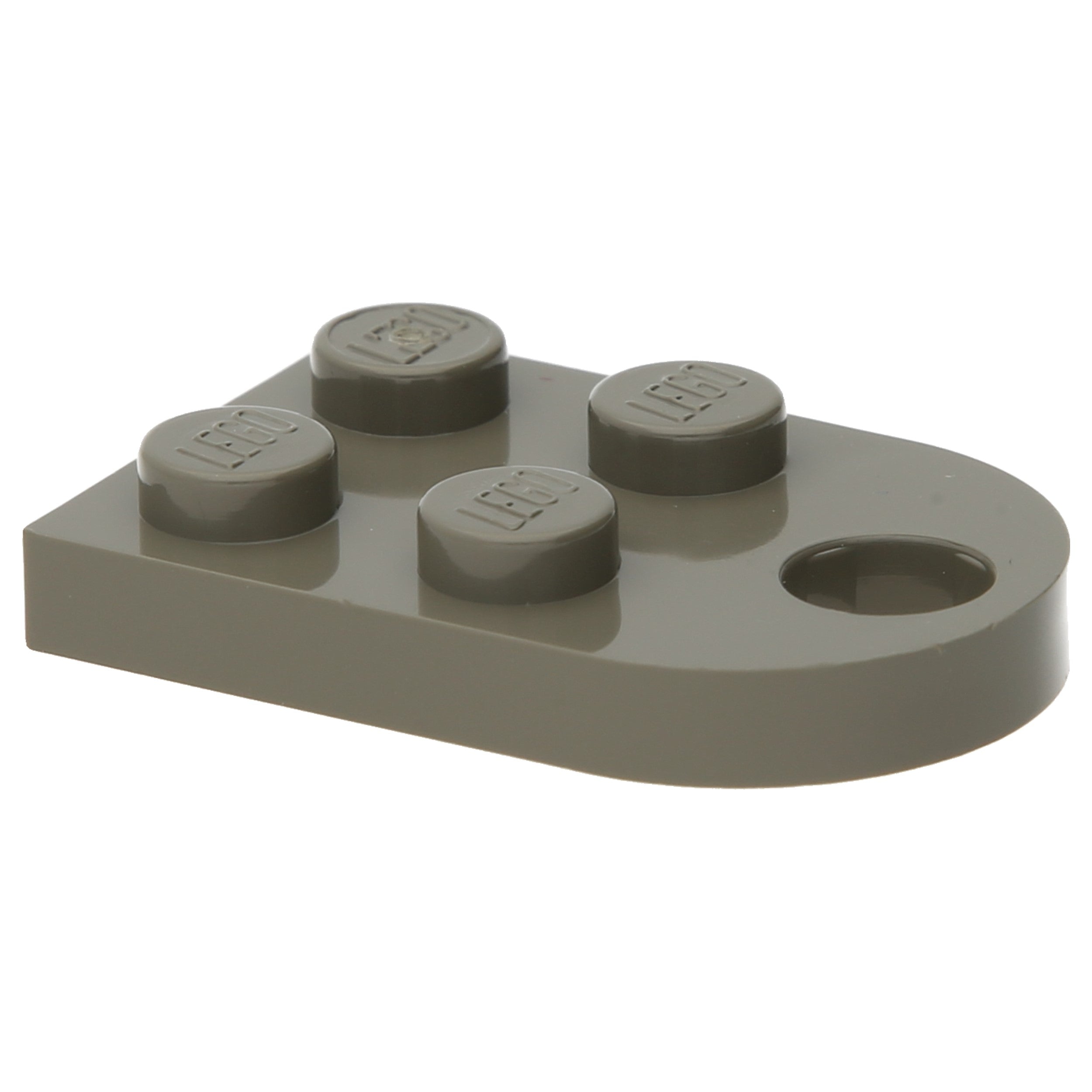 LEGO Platten (modifiziert) - 2 x 3 abgerundet und einem Loch