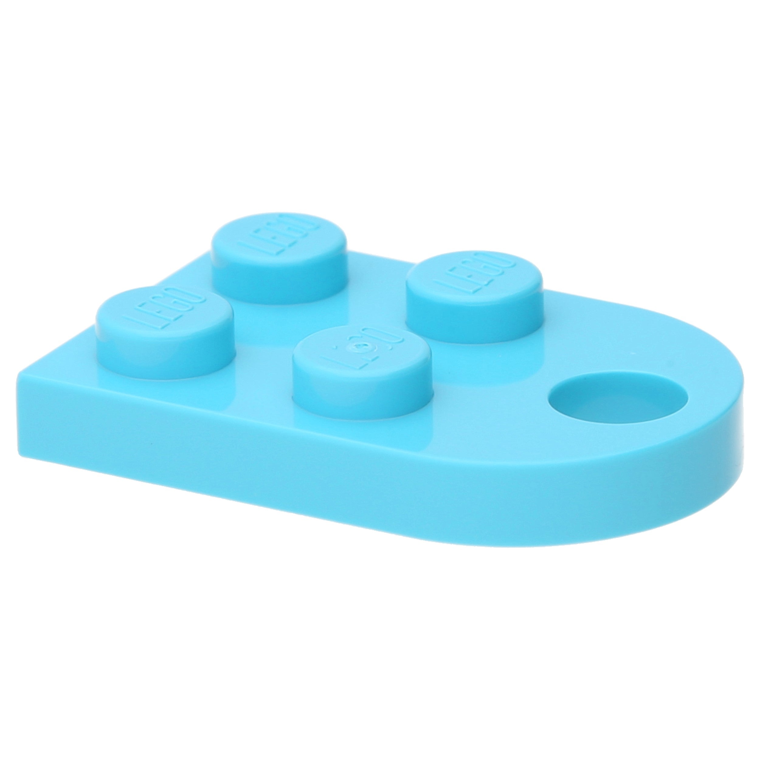 LEGO Platten (modifiziert) - 2 x 3 abgerundet und einem Loch