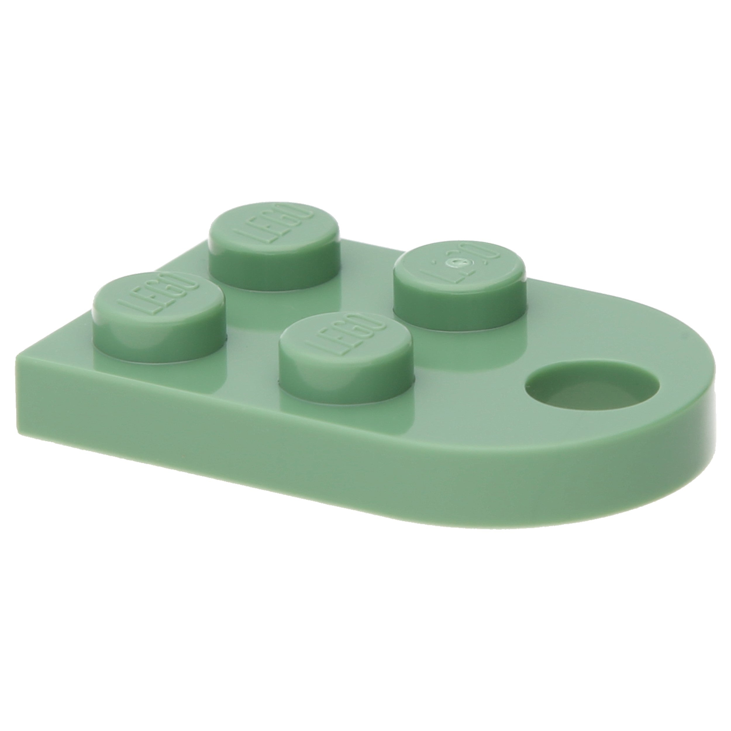 LEGO Platten (modifiziert) - 2 x 3 abgerundet und einem Loch