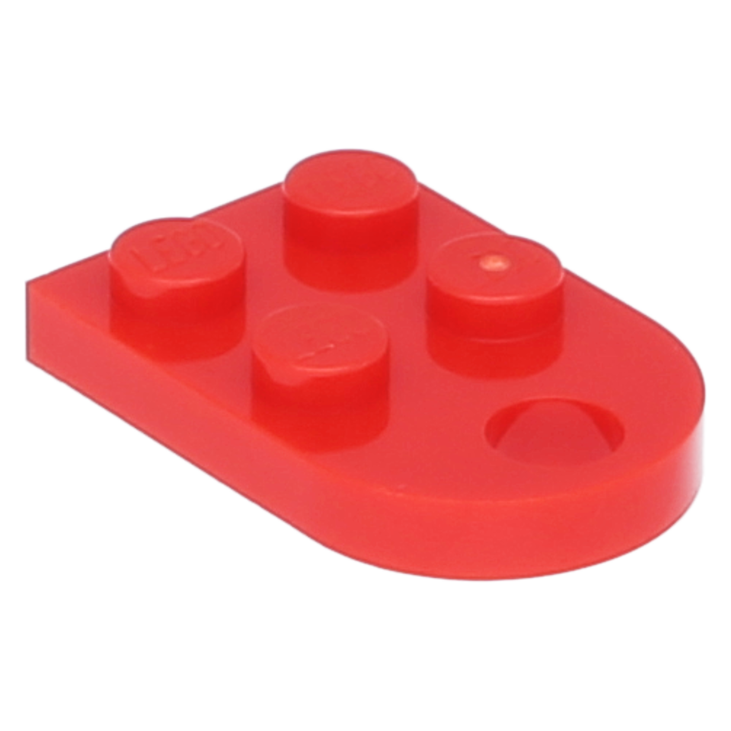 LEGO Platten (modifiziert) - 2 x 3 abgerundet und einem Loch