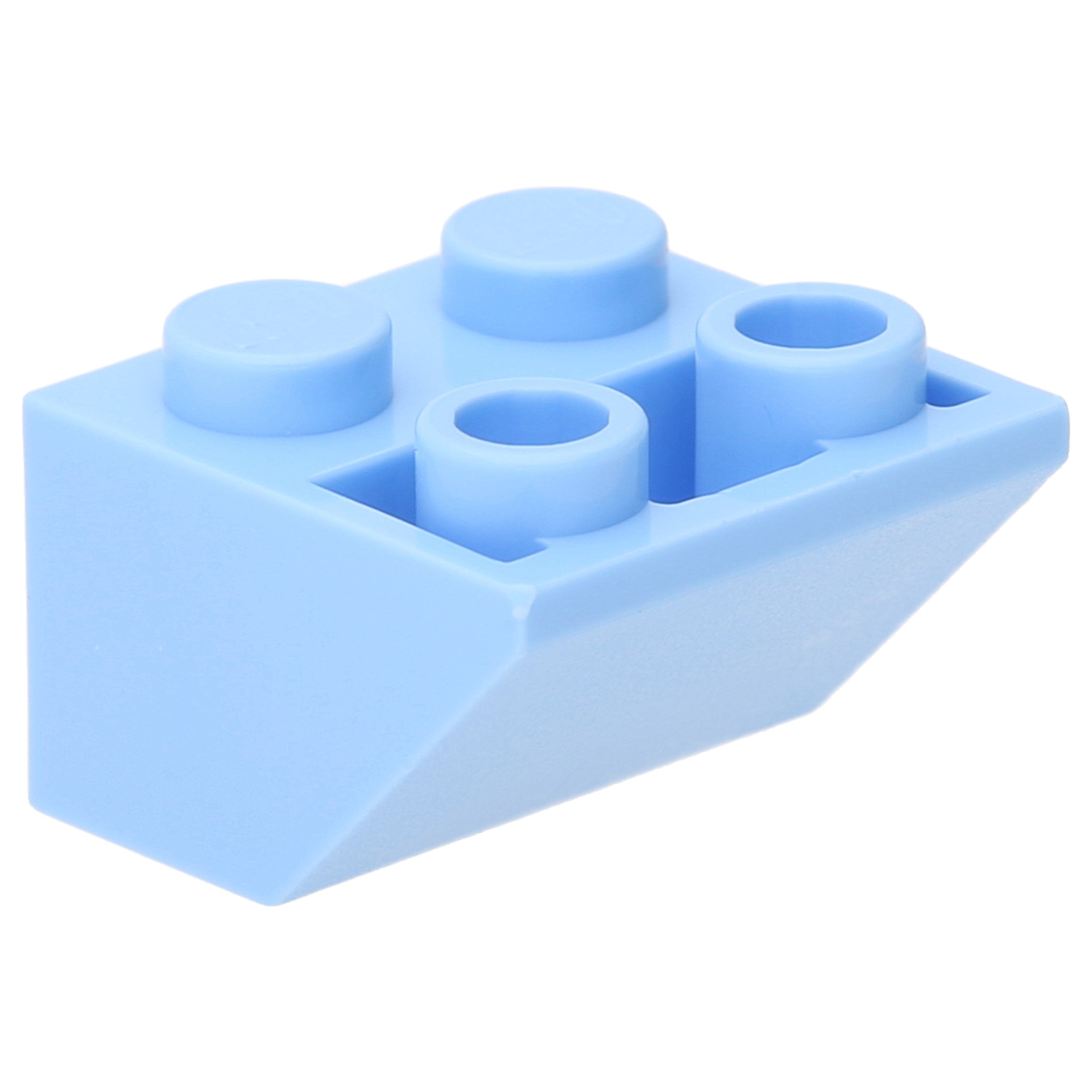 LEGO roof stones (modified) - slanted 45 degrees, 2 x 2, flat underside