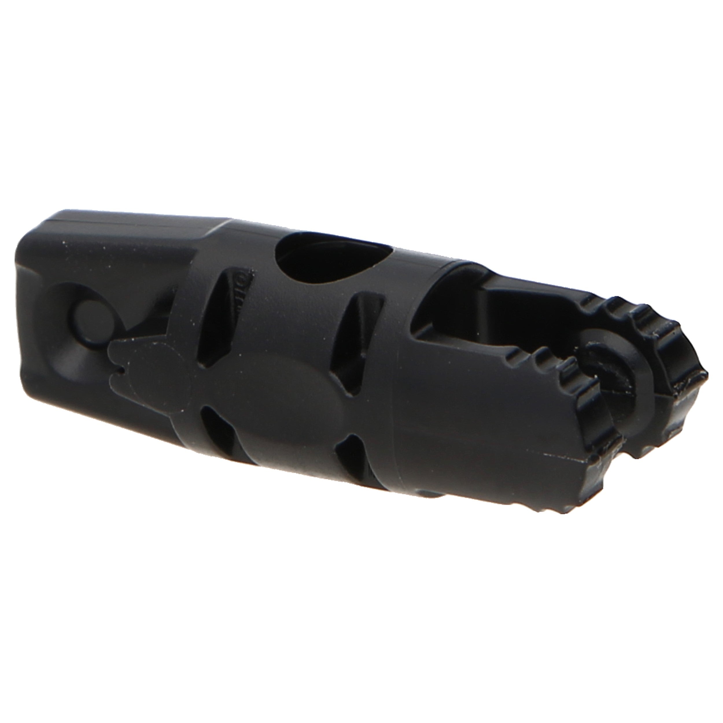 LEGO hinges (other) - cylinder locking 1 x 3 with 2 fingers, 7 teeth, opening and a finger at the end (black)