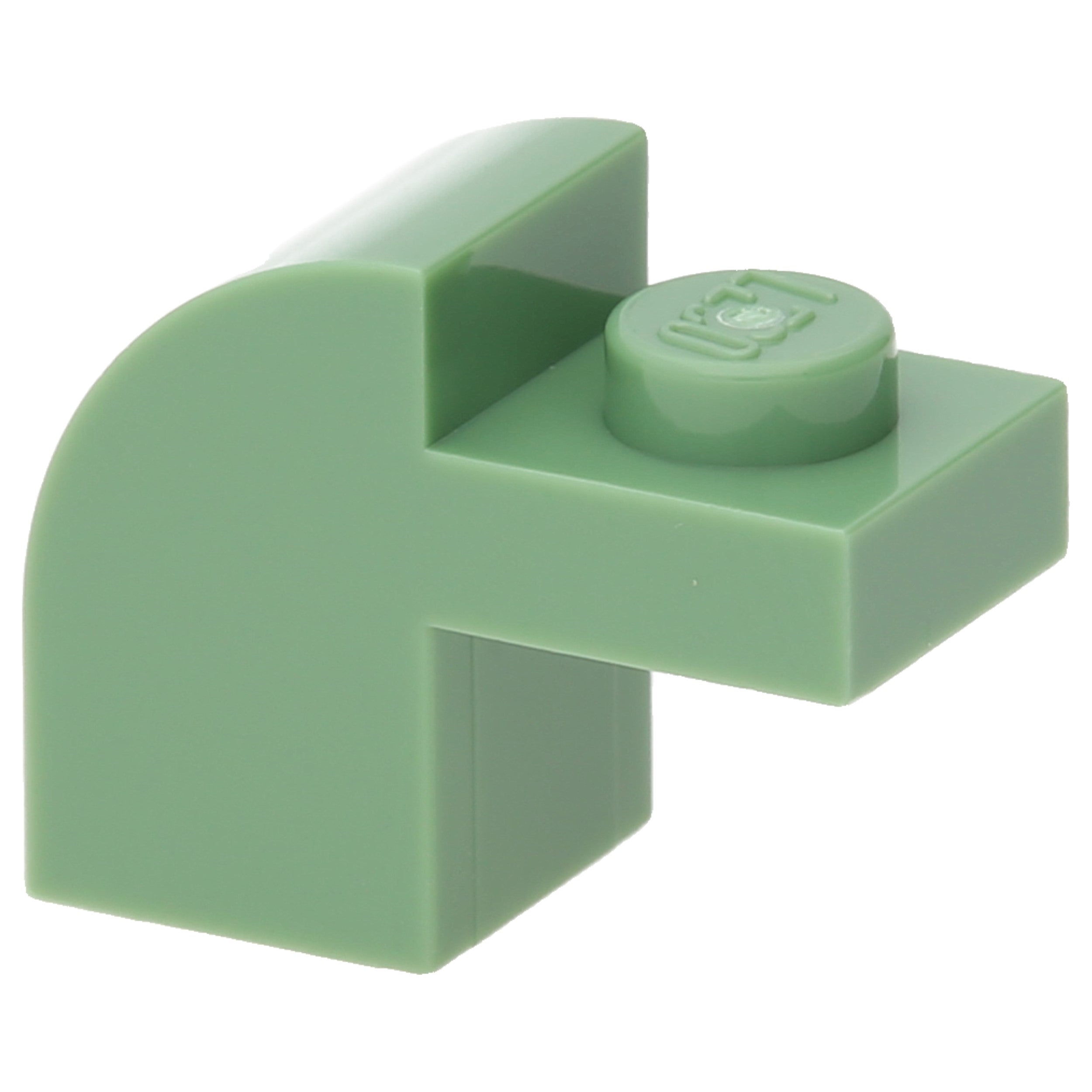 LEGO roof stones (modified) - 1 x 2 x 1 1/3 with a deepened knob (curved)