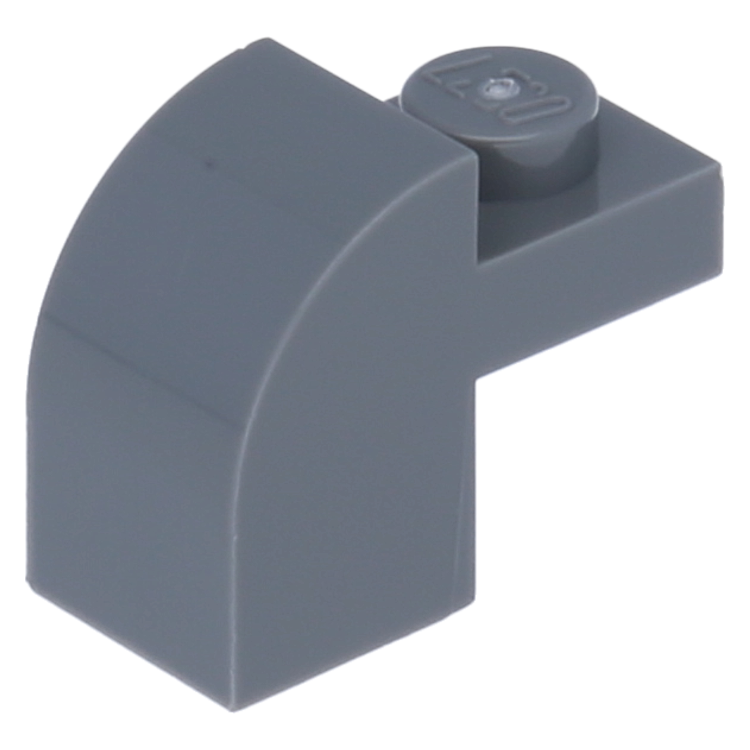 LEGO roof stones (modified) - 1 x 2 x 1 1/3 with a deepened knob (curved)