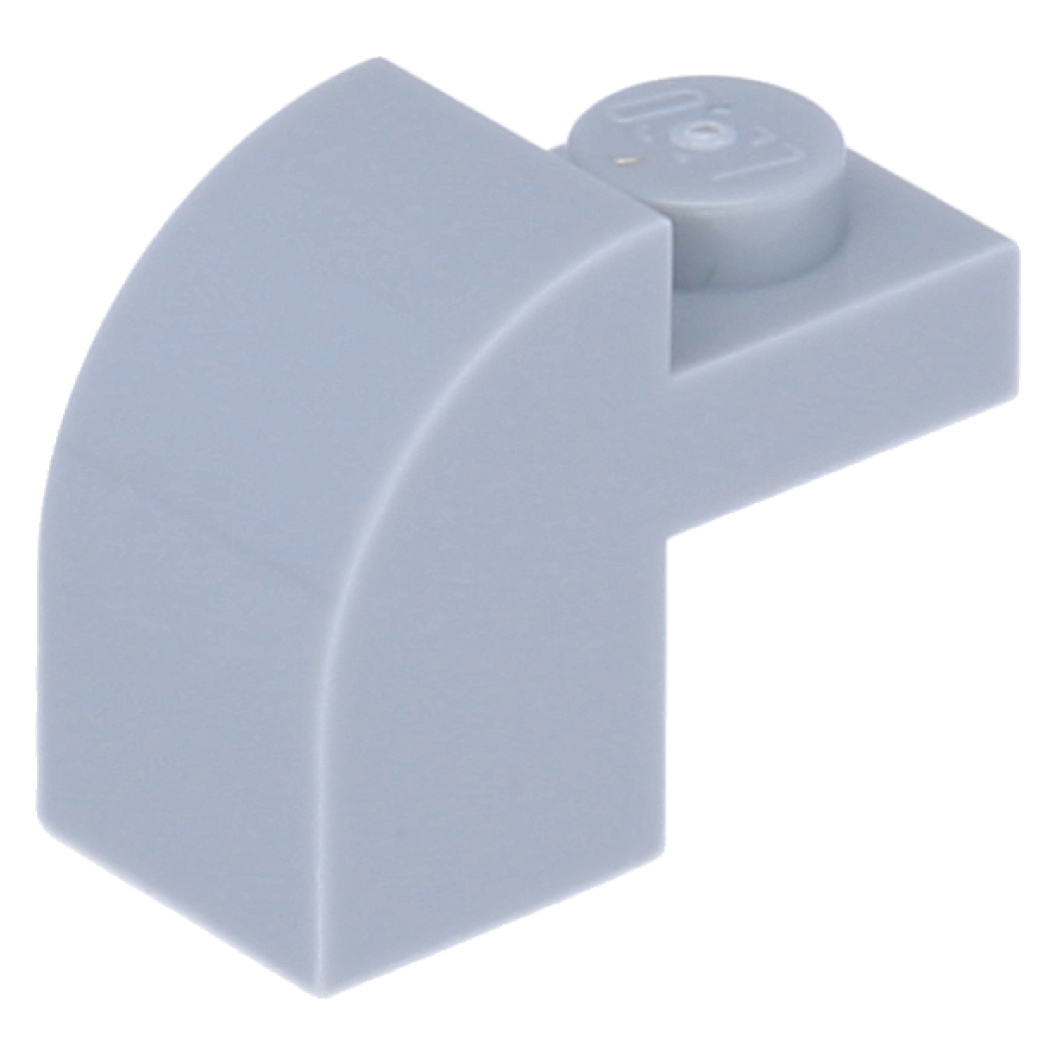 LEGO roof stones (modified) - 1 x 2 x 1 1/3 with a deepened knob (curved)