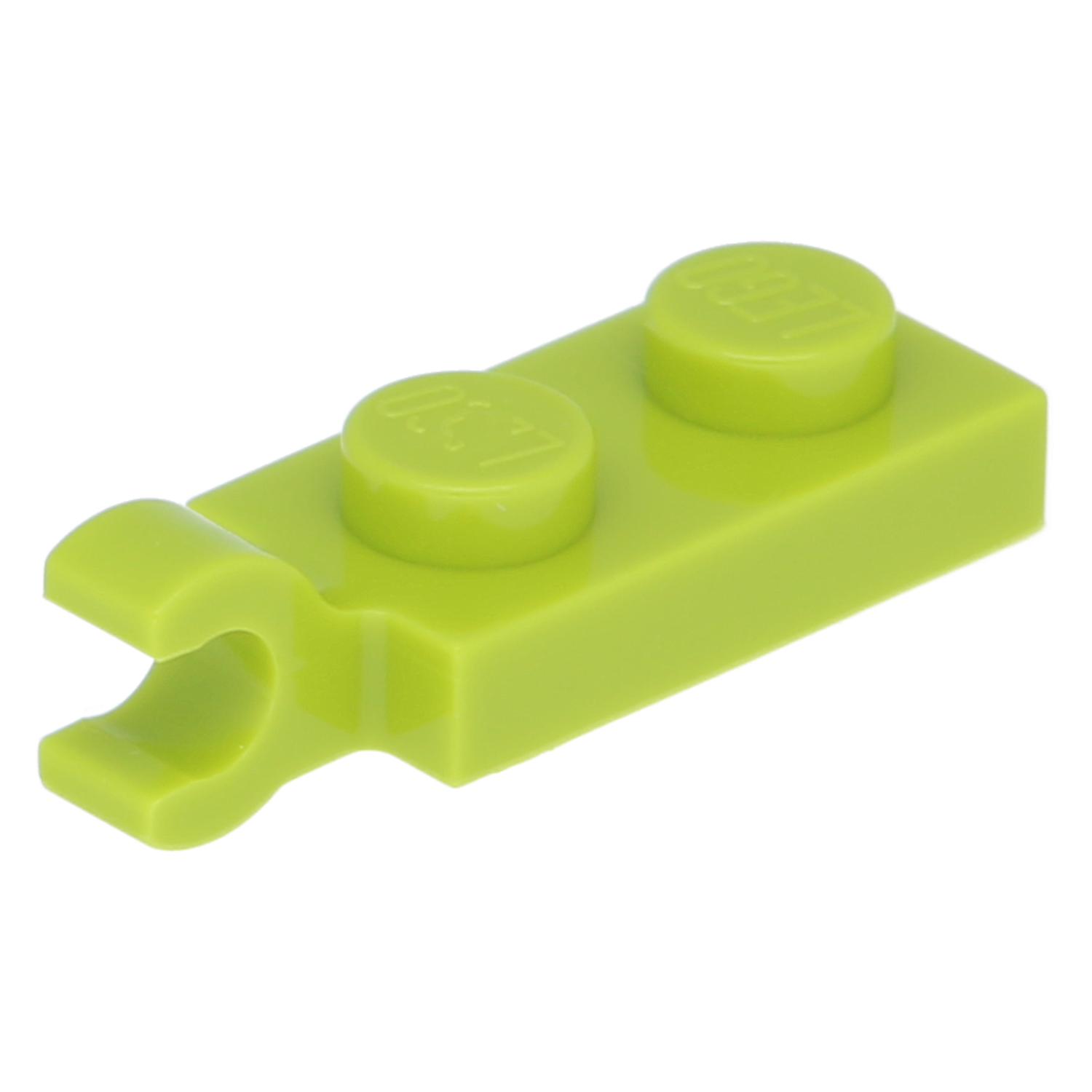 Lego plates (modified) - 1 x 2 with horizontal clip