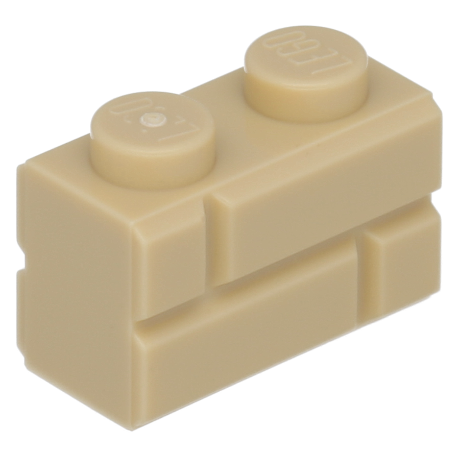 LEGO stones (modified) - 1 x 2 with masonry profile