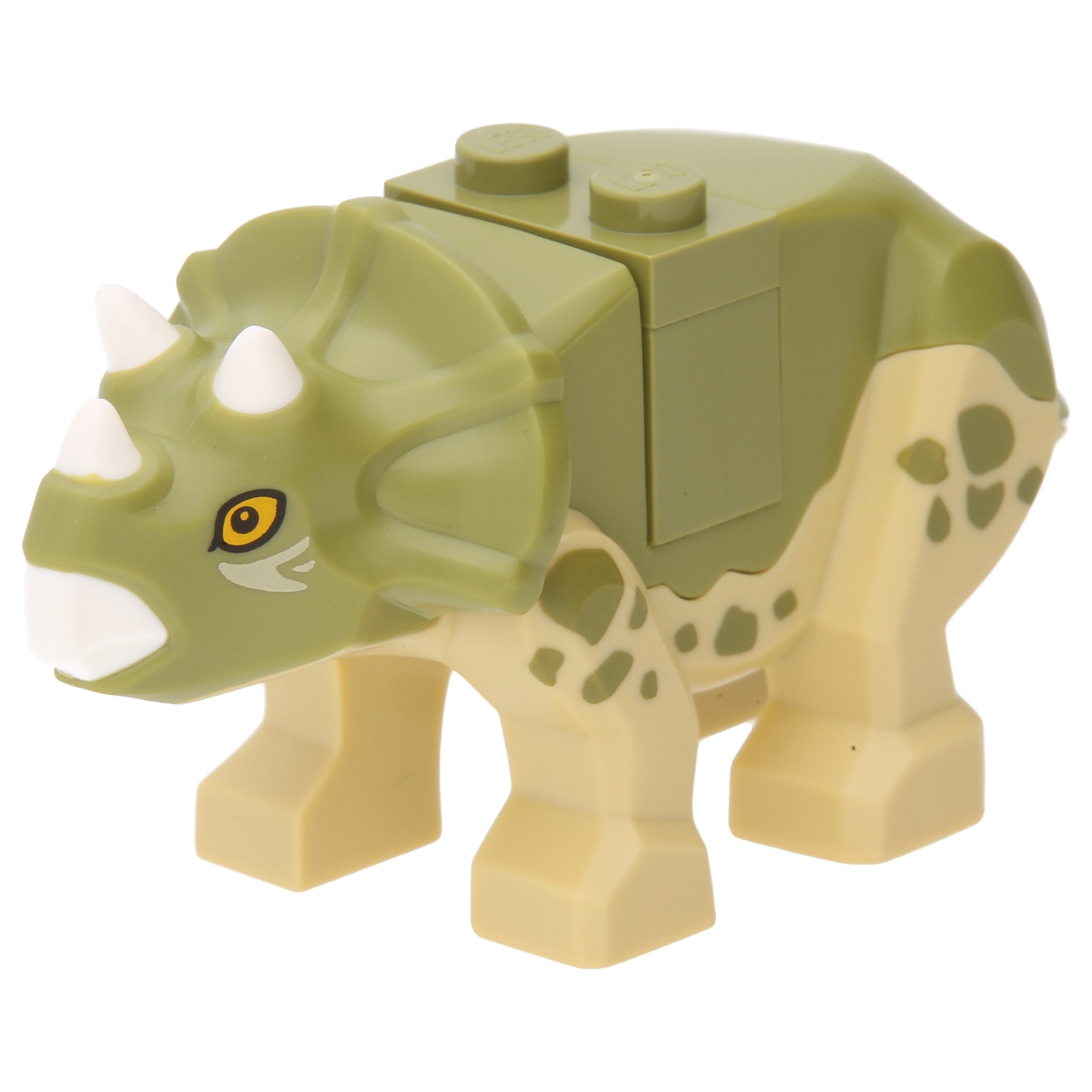 LEGO reptiles/ dinos/ dragon -Triceratopsbaby with stone and plate