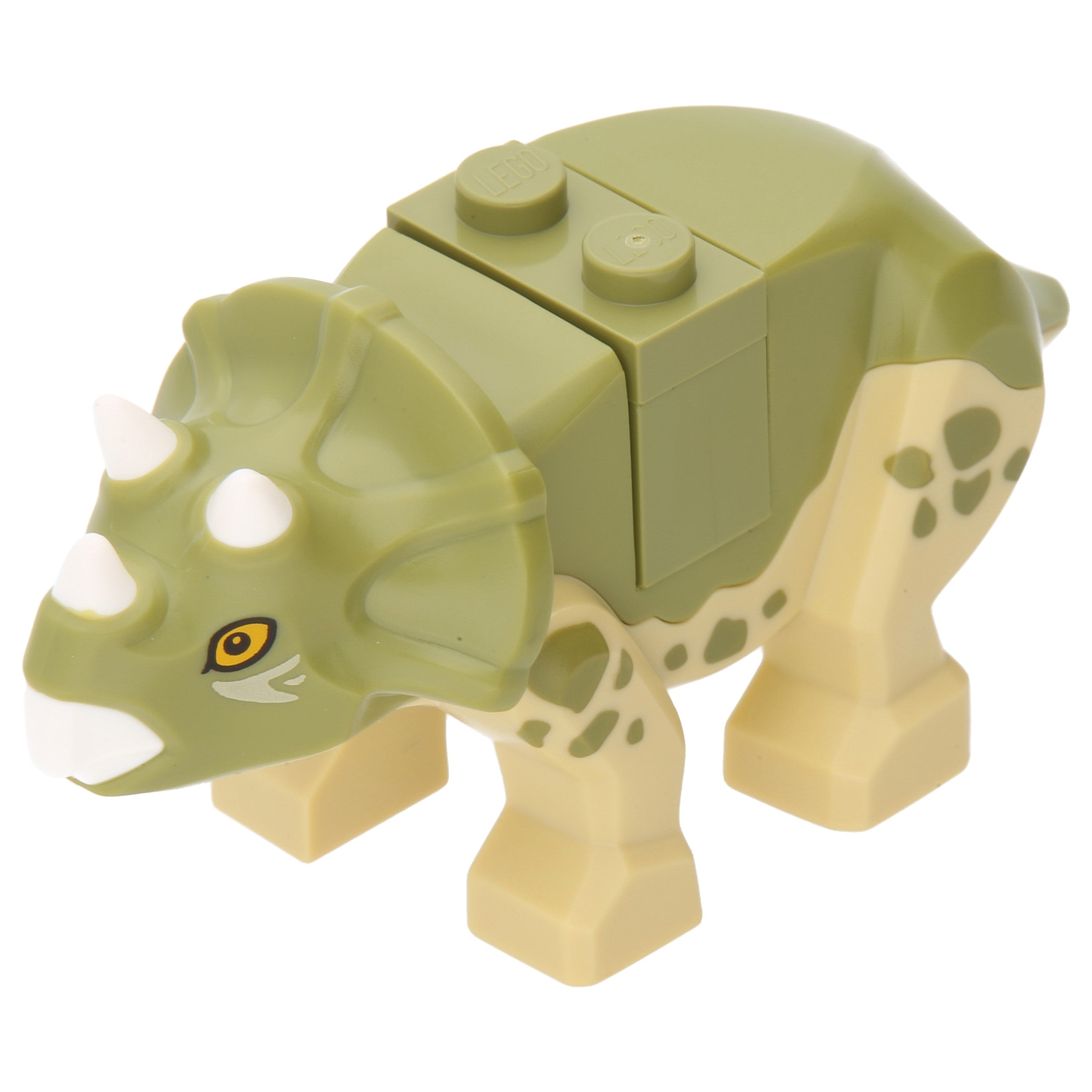 LEGO reptiles/ dinos/ dragon -Triceratopsbaby with stone and plate