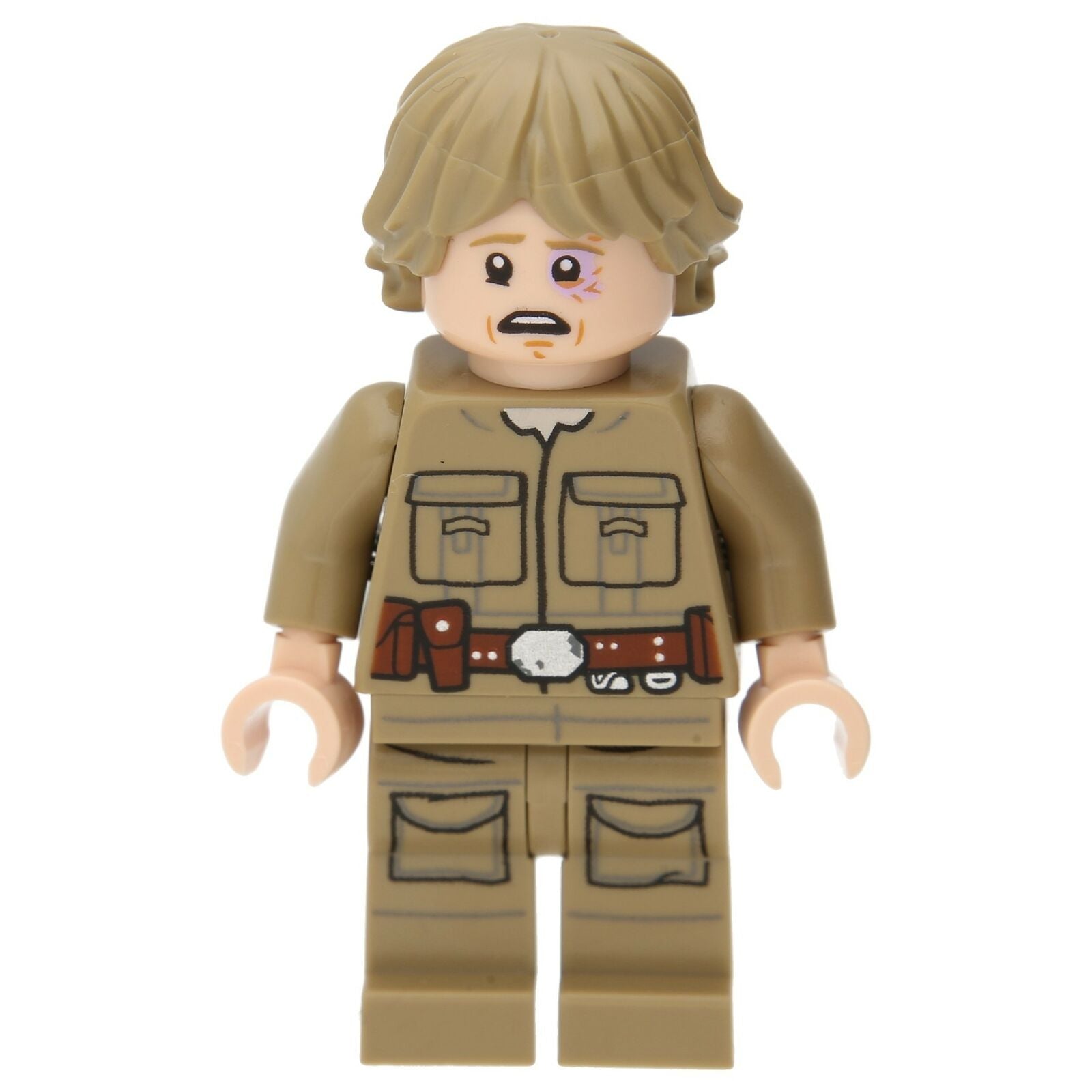 LEGO Star Wars Minifigur - Luke Skywalker (dunkelbeiges Shirt)