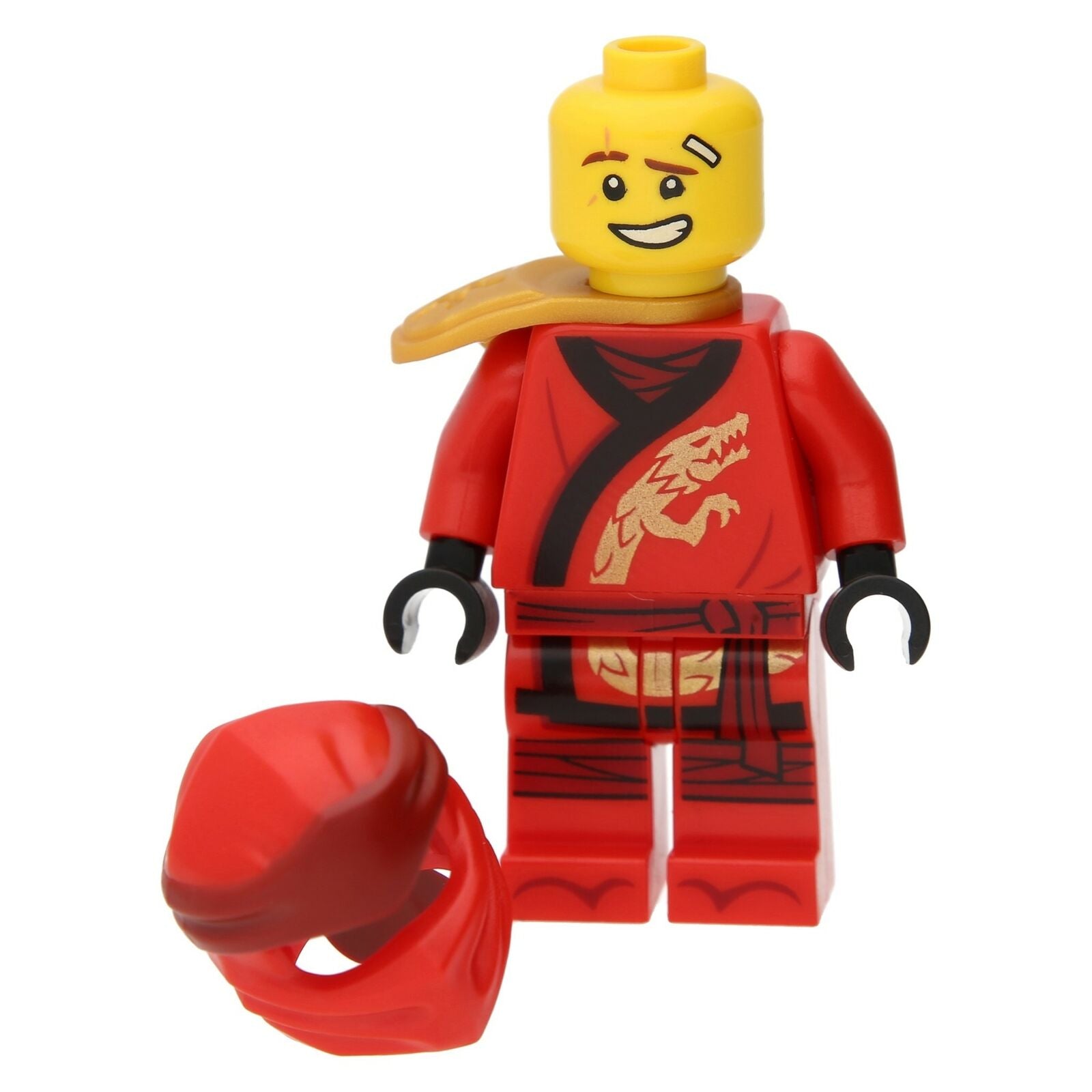 LEGO Ninjago Minifigur - Kai mit goldener Schulterpolsterung (Legacy)