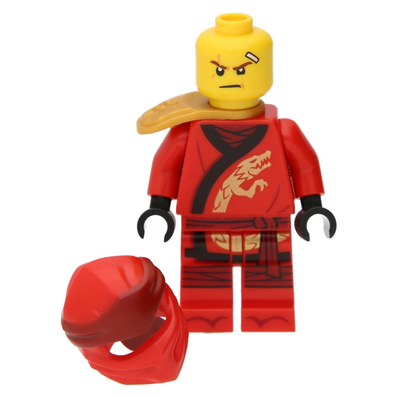 LEGO Ninjago Minifigur - Kai mit goldener Schulterpolsterung (Legacy)