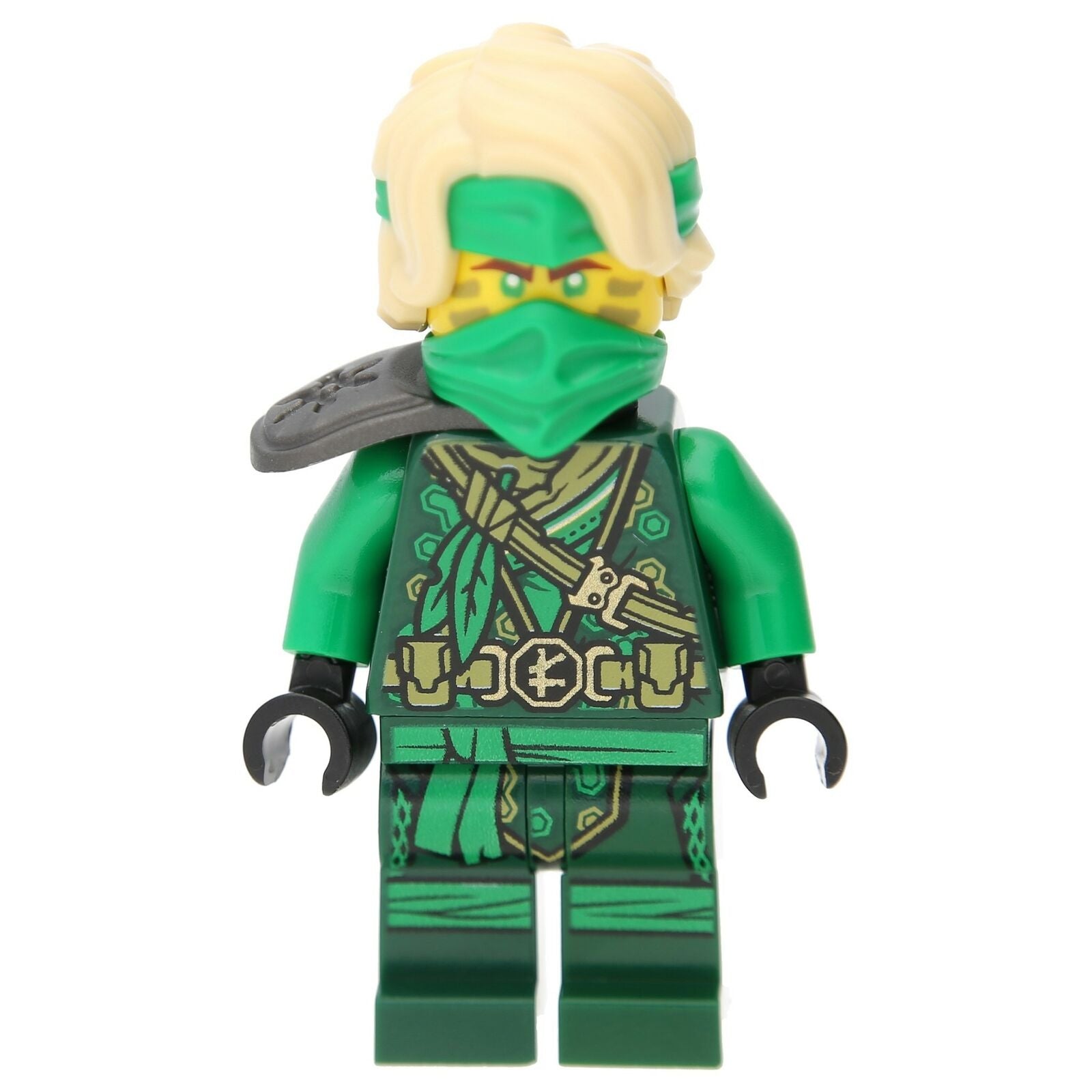 Lego Ninjago Minifigur - Lloyd with gray shoulder pad (secret of depth)